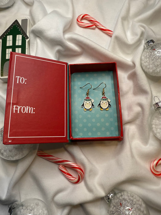 Penguin Earrings