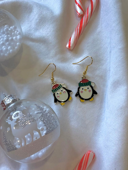 Penguin Earrings